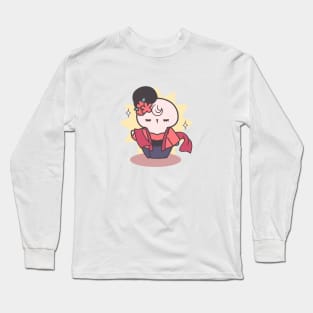 the spirit of Kartini Day with Loppi Tokki dressed as Kartini! Long Sleeve T-Shirt